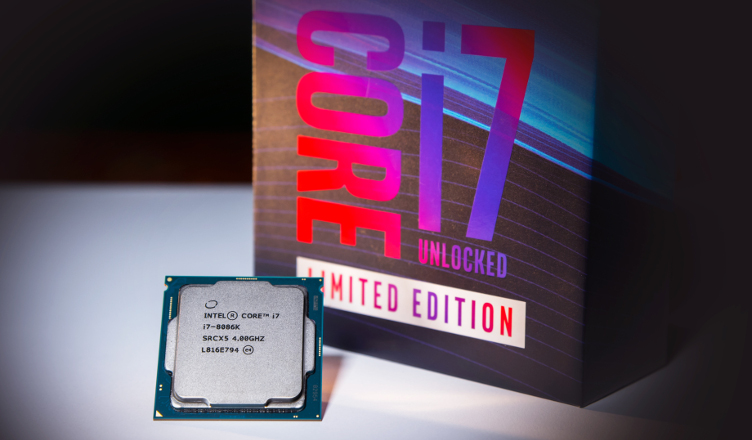 Opakowanie nowego Intel 8086k processor